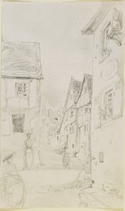 Una escena callejera, 1858 de James Abbott McNeill Whistler